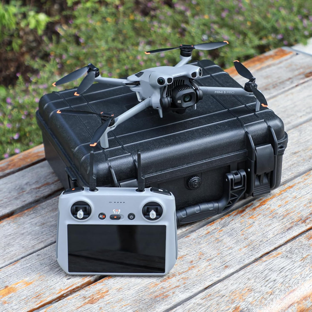 FPVtosky Wasserdicht Koffer für DJI Mini 5 Pro/Fly More Combo, Zweilagig Tasche für Mavic Mini 5 Pro