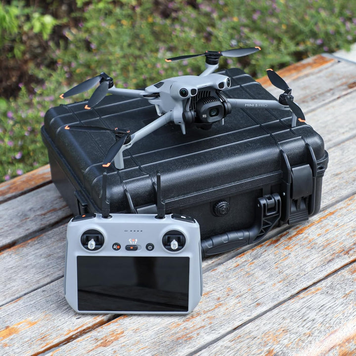 FPVtosky Wasserdicht Koffer für DJI Mini 5 Pro/Fly More Combo, Zweilagig Tasche für Mavic Mini 5 Pro