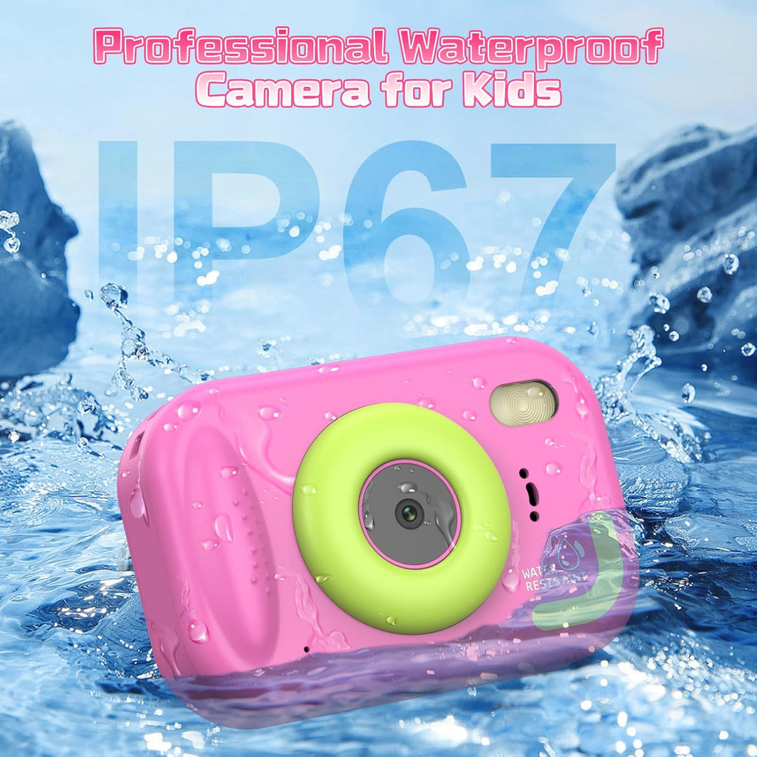 wasserdichte Kamera für Kinder, 48MP 1080P Kinderkamera Digitalkamera Unterwasser Kamera Kinder mit