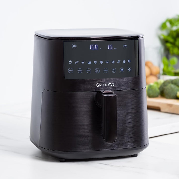 GreenPan Bistro 11-in-1 XL Air Fryer Backofen, 7,2 L, Antihaftbeschichteter Korb, Schnelles Aufheize