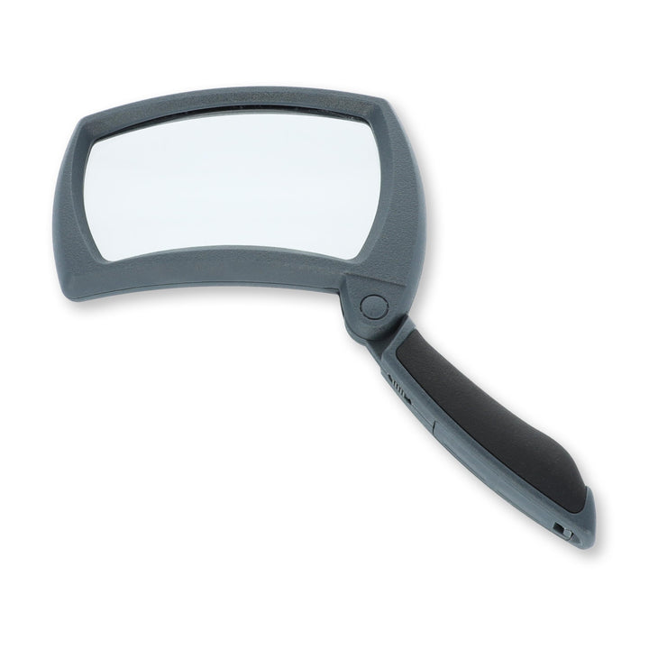 Carson Lighted MagniFold 2x Handlupe mit Komfort-Klappgriff und LED (MJ-50) Vergrösserung (MJ-50), V