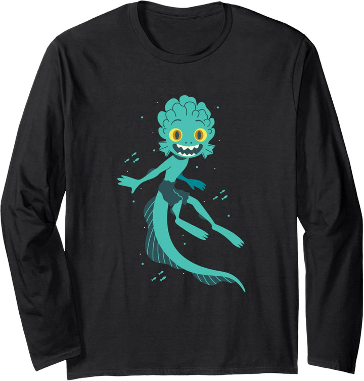 Disney Pixar Luca Portrait Langarmshirt