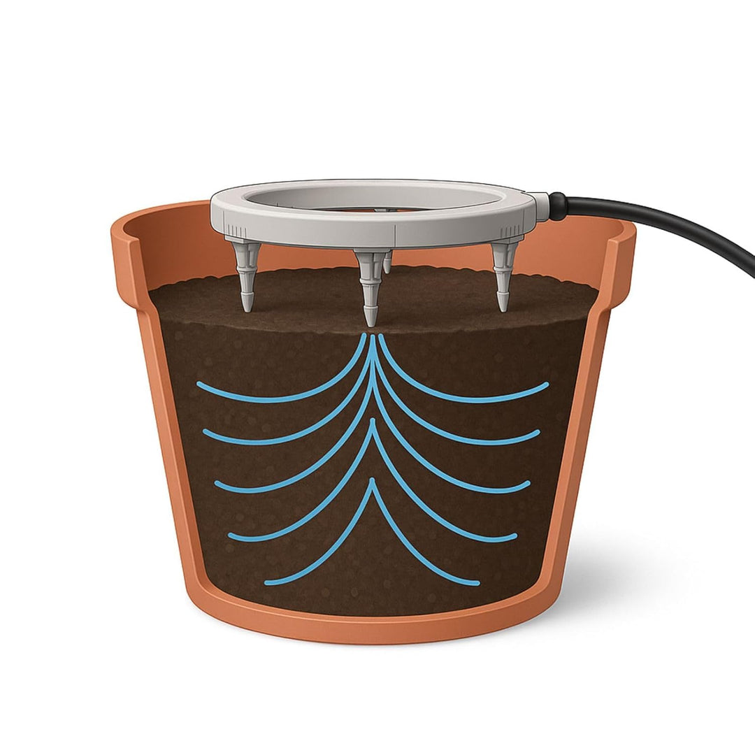 Weedness Water Master Tropf Ring 12 cm - Bewässerungssystem Grow Anbau Indoor Outdoor Pflanzen Garte