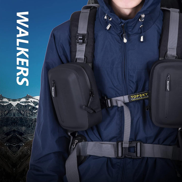 WILD HEART Luftdichte und wasserdichte kleine Tasche für Medikamente/Handy/Geldbörse, zum Aufhängen