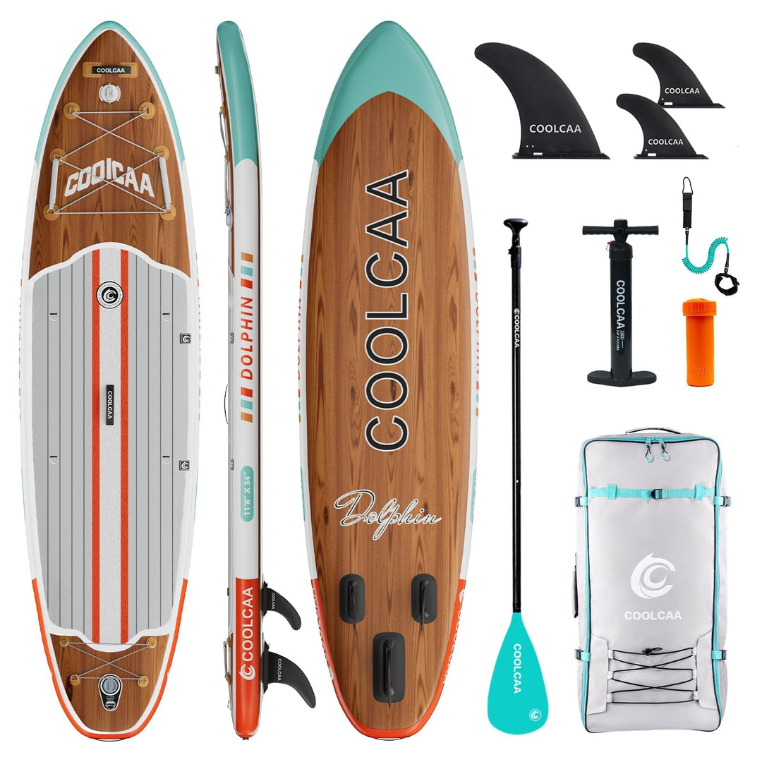 COOLCAA SUP Board, 355cm (Extra Gross) Stand Up Paddling Board, Aufblasbares Stand-Up Paddle Board m