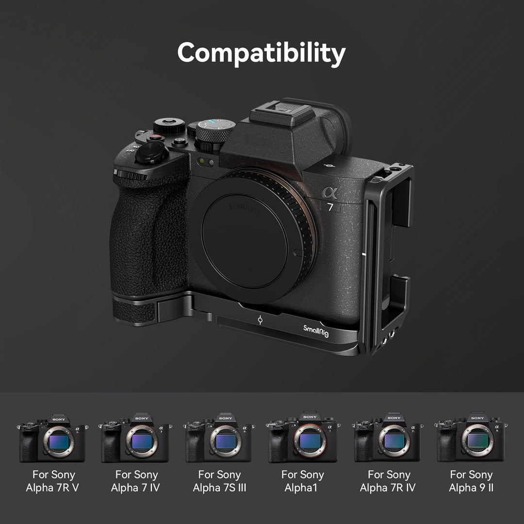 SMALLRIG A7 IV / A7S III / A1 L-Bracket für Arca-Typ, A7 IV L Winkel L-Bracket L-Schnellwechselplatt