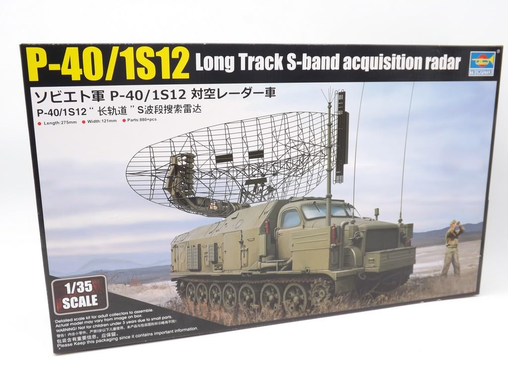 Trumpeter 09569 - P-40/1S12 Long Track S-Band Acquisition Radar - massstab 1/35 - Modellbausatz