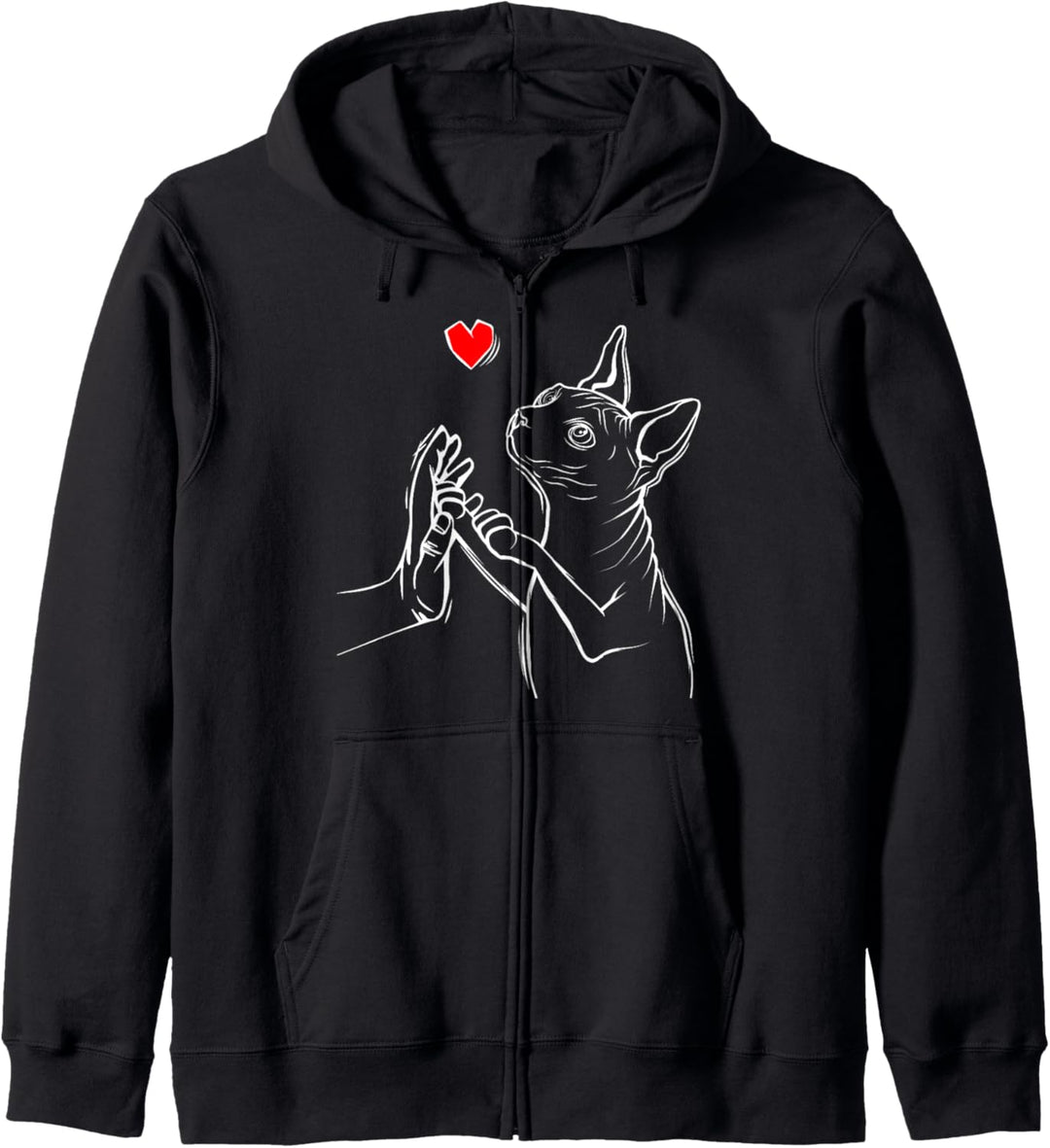 Sphynx Katze Liebe Sphinx Nacktkatze Kapuzenjacke