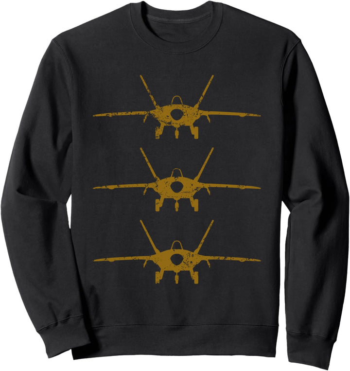 Kampfjet-Pilotengeschenk Vintage Sweatshirt