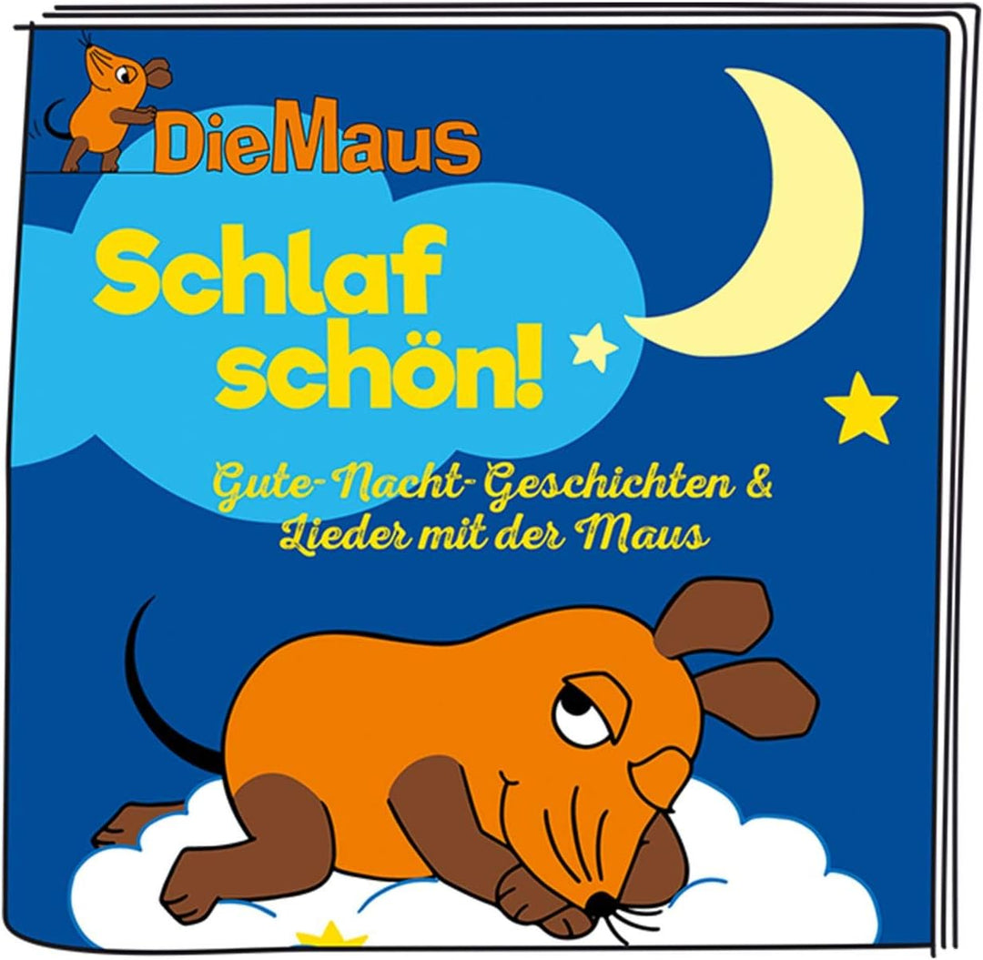 tonies Hörfiguren für Toniebox: Maus Schlaf Schön Figur mit 16 Gute Nacht Geschichten für Kinder - c