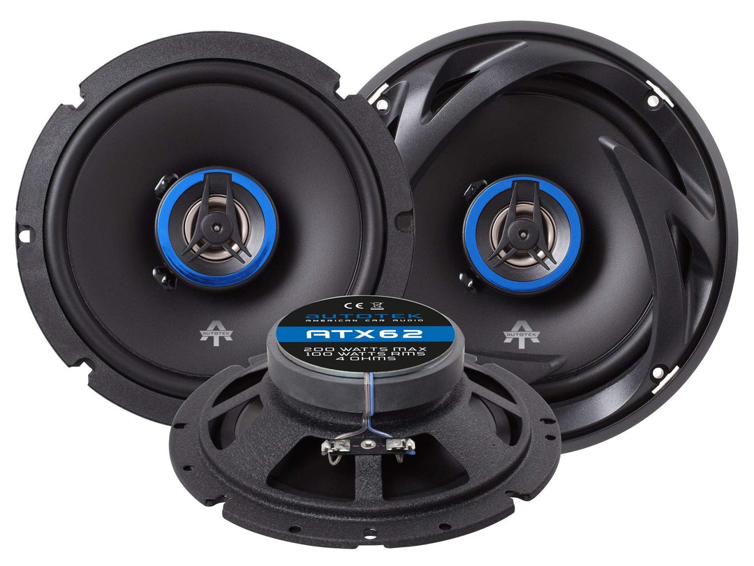 Autotek ATX 62 2-Wege Koaxial-Einbaulautsprecher 200W Inhalt: 1St.