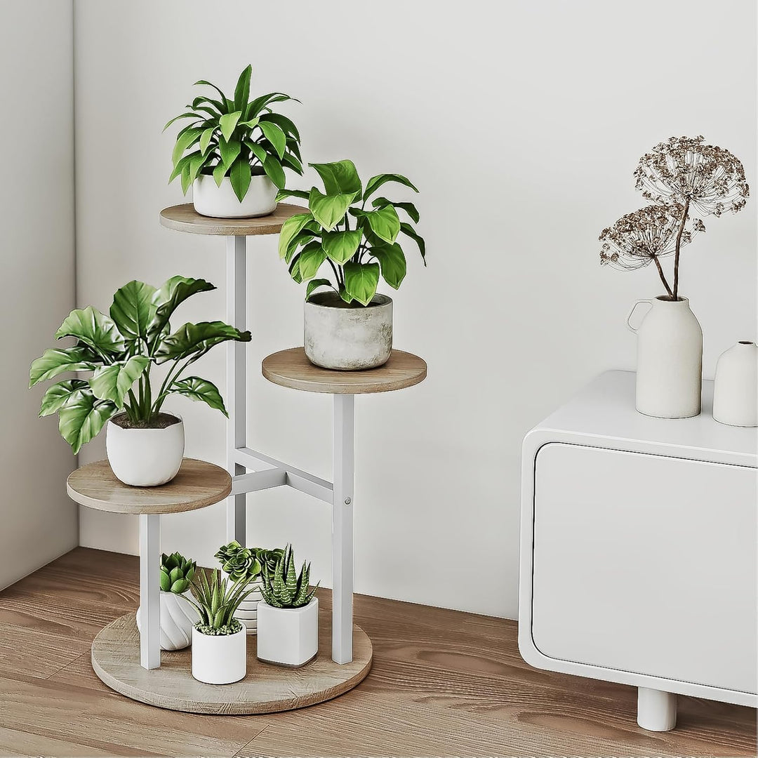 Pflanzenständer für den Innenbereich 4 Ebenen mehrere Blumentopfhalter Blumenständer für Terrasse Ga