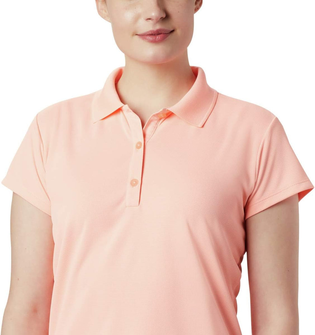 Columbia Damen Innisfree Short Sleeve Polo Wanderhemd L Tiki Pink, L Tiki Pink