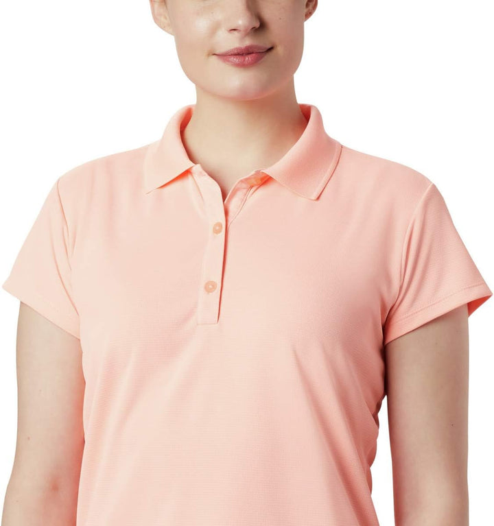Columbia Damen Innisfree Short Sleeve Polo Wanderhemd L Tiki Pink, L Tiki Pink