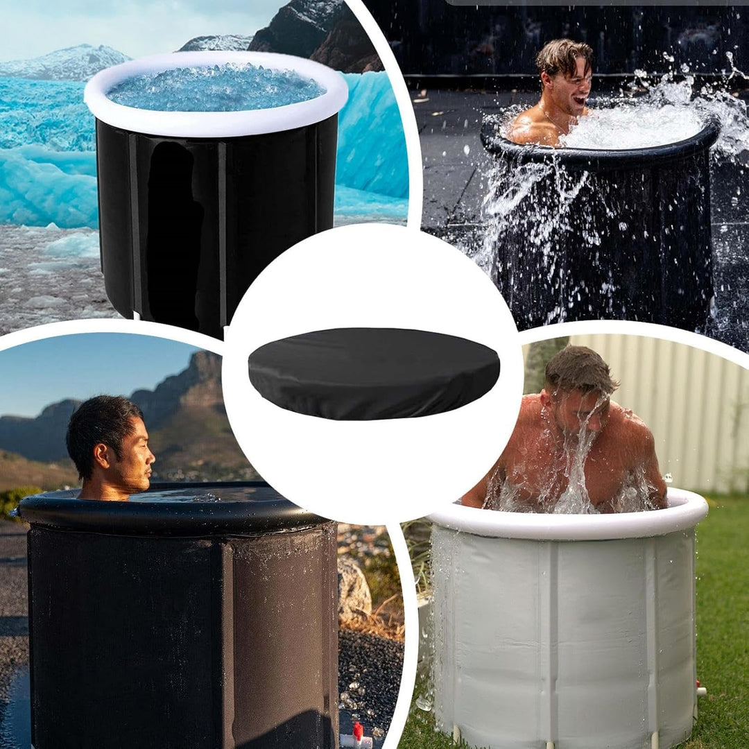 Badewannenabdeckung,Schutzhaube Für Kühlwasser-Eimer - Elastische Eisbad-Abdeckung | Für Kletterhall