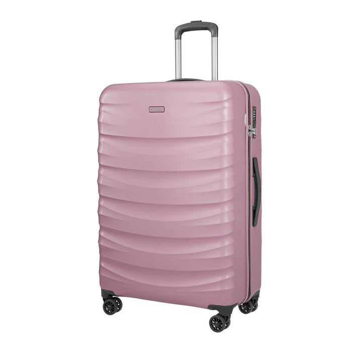 PUCCINI Polycarbonat Koffer Valencia Hartschalenkoffer Trolley Leicht Reisekoffer mit Zwillingsrolle