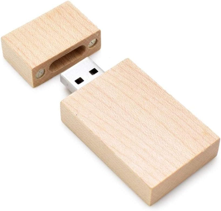 Anloter USB-Speicherstick aus Holz, 128 GB, USB 3.0, für Datum, High Speed 3.0, 128 GB / 3.0, 5 Stüc