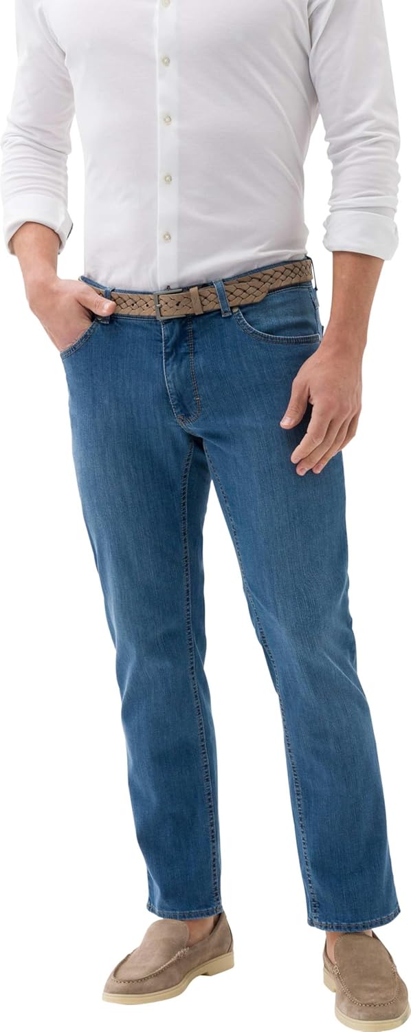 BRAX Herren Style Cooper Masterpiece Jeans Light Blue 31W / 32L, Light Blue 31W / 32L