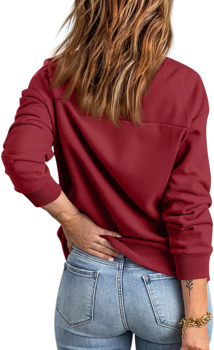 GeGekoko Zip Sweatshirt Damen übergrosse Jacket Sweatshirt Einfarbige Loose Langarm Tops Oberteile m
