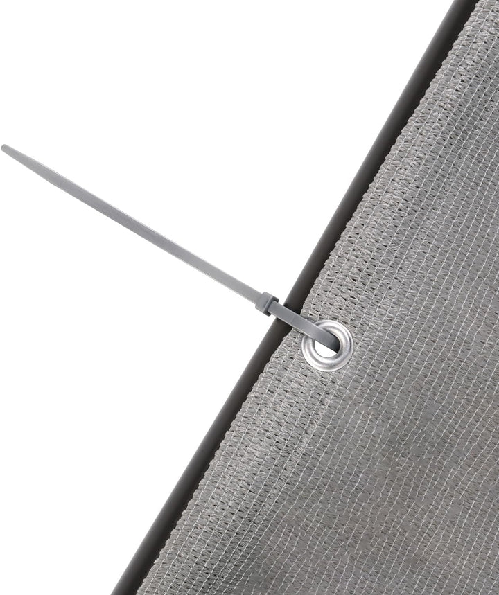 Sekey Balkon Sichtschutz Balkonabdeckung HDPE 220 g/m², 75x500cm, Leicht Transparent Wind- und UV-Sc