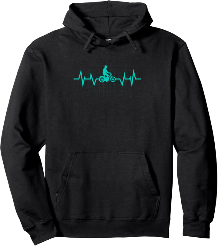 Mofafahrer Herzfrequenz Mofafahren Mofa Zubehör Lustig Pullover Hoodie