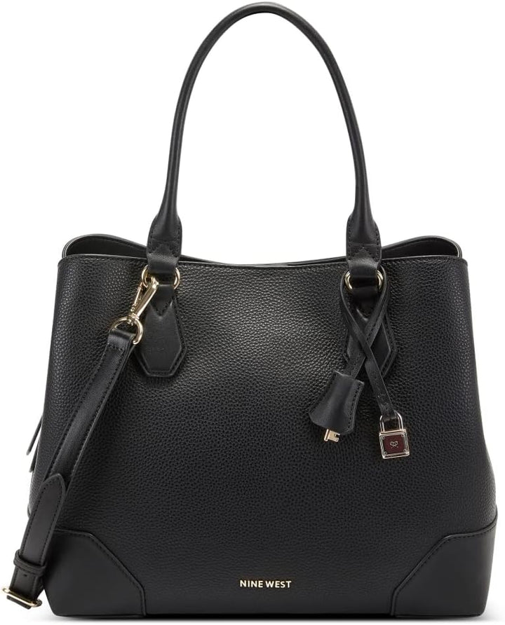 Nine West Damen Brooklyn Jet Set Tragetasche Schwarz, Schwarz