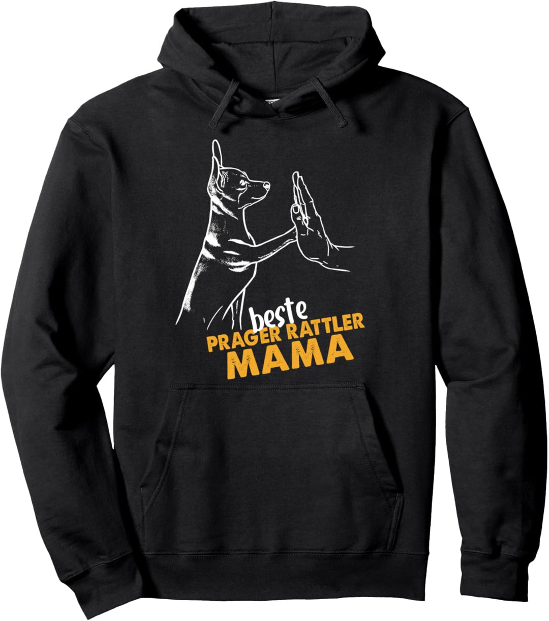 Best Prager Rattler Mama Prager Rassel Hund Prager Rassel Pullover Hoodie