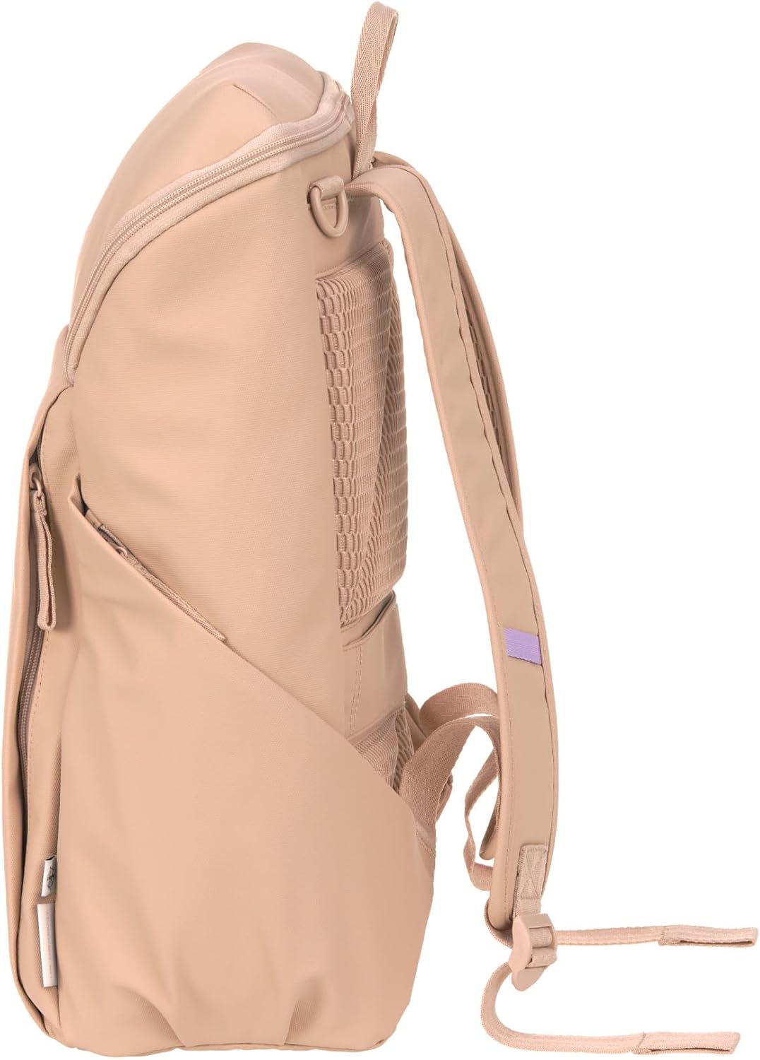 LÄSSIG Baby Wickelrucksack mit Wickelunterlage, Kinderwagenbefestigung und Flaschenhalter/GRE Slende