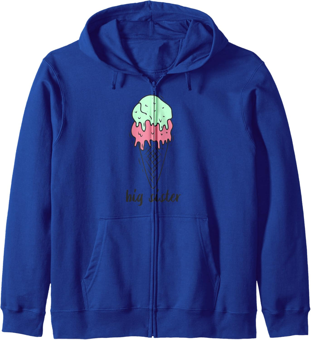 Big Sister Double Ice Cream Scoop Sketch Kapuzenjacke