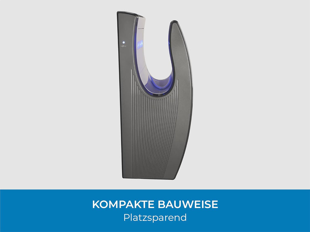 Bremmer Power Blade Händetrockner, gebürsteter Stahl