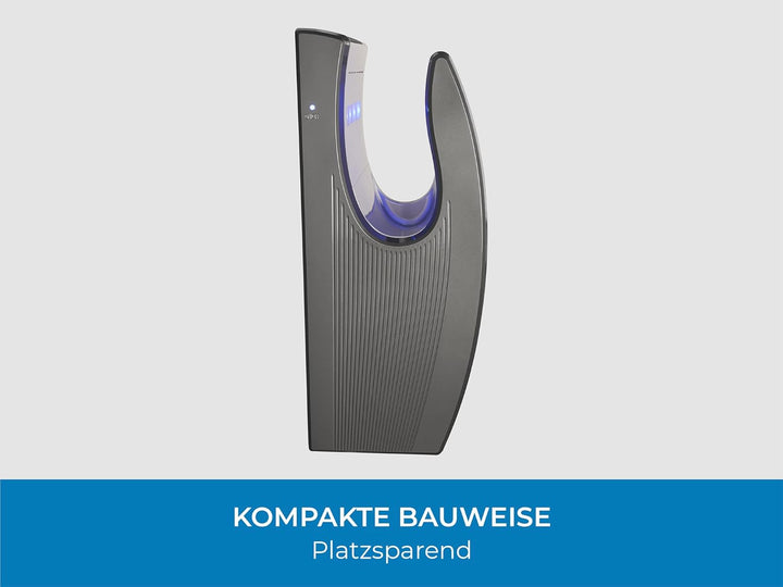 Bremmer Power Blade Händetrockner, gebürsteter Stahl
