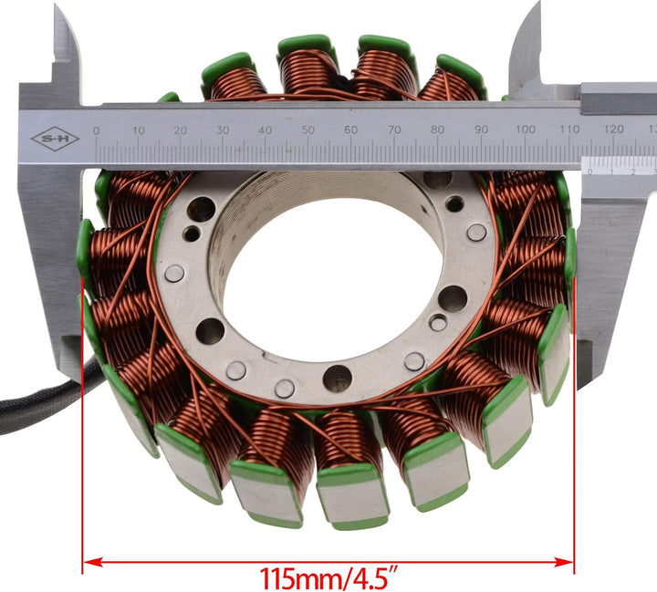 WOOSTAR 18 Spule Magneto Stator Ersatz für Aprilia ETV1000 Caponord ABS 2001-2009 Futura RST1000 Tuo