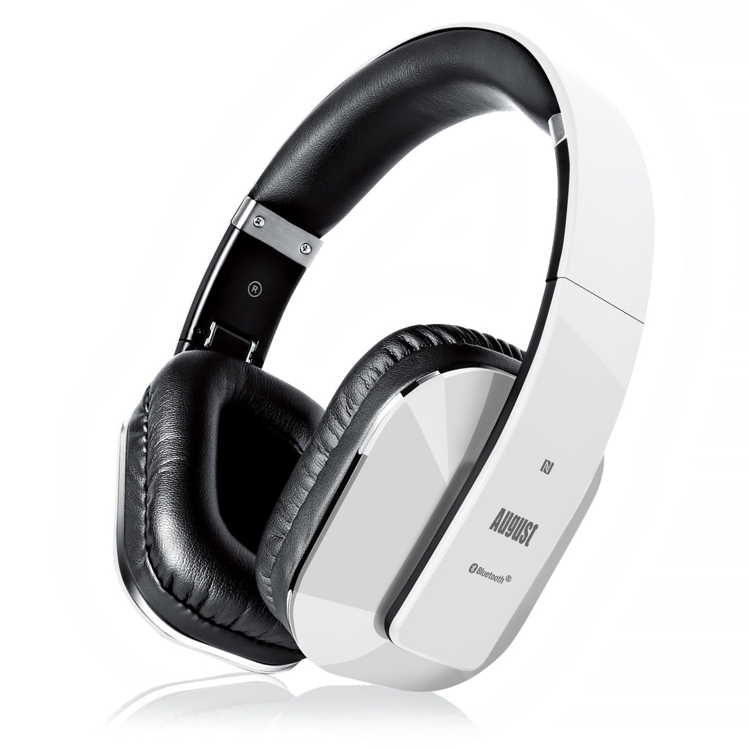 August EP650 - Bluetooth Kopfhörer v4.2 NFC mit aptX Low Latency - Stereo Over Ear Headphones mit Au