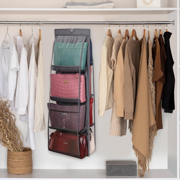 Winter Shore Handtaschen Aufbewahrung [2 Pack] - Faltbarer Kleiderschrank Organizer Hängend für Geld