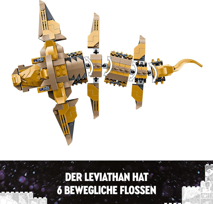 LEGO Marvel Avengers vs. Leviathan, Bauspielzeug, Set mit dem Hulk und den Minifiguren Captain Ameri
