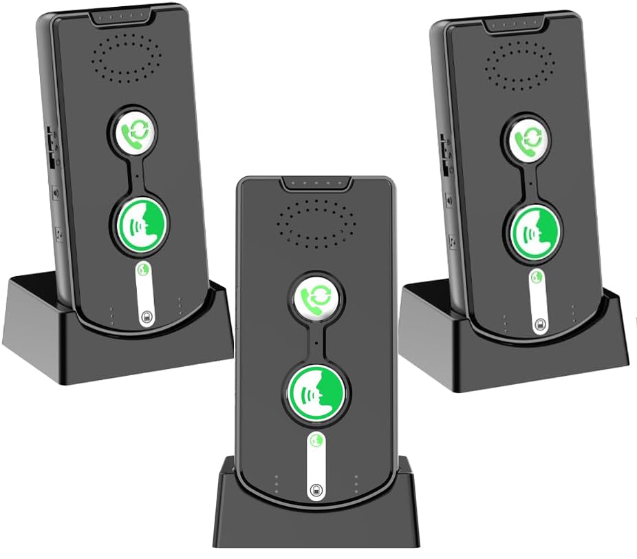 Gegensprechanlage, 2-Wege-Gegensprechanlage, kabelloses Intercom-System für Zuhause, 500M SOS Alarm