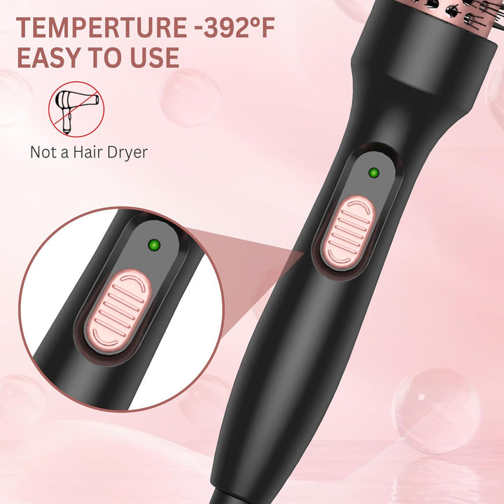 UKLISS Thermobürste 32mm Thermal Brush, Pro Leichte Thermo Rundbürste 200℃, Hot Brush Einfach zu Ver