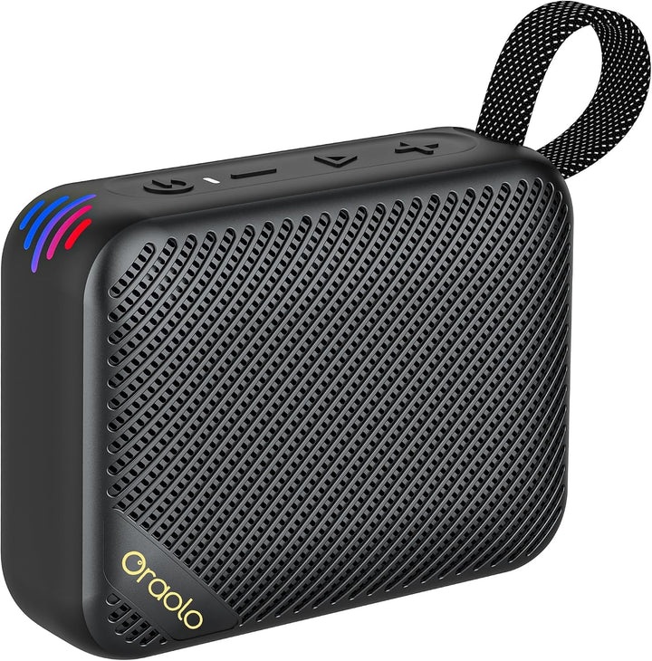 oraolo Tragbare Bluetooth Lautsprecher, Mini Bluetooth Lautsprecher, 20H Laufzeit, Bluetooth 6.0, IP