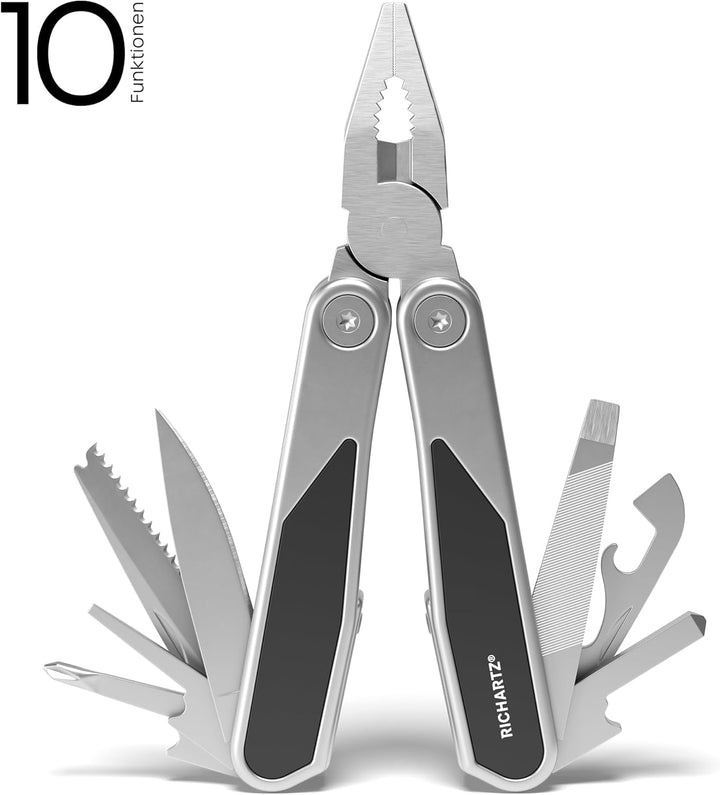 PROTOOL 20+ | 20 Funktionen | Multitool mit Safety-Lock Verriegelung | rostfreier Edelstahl mit elox