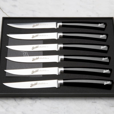 Berkel Elegance Set mit 6 Steakmessern Schwarz