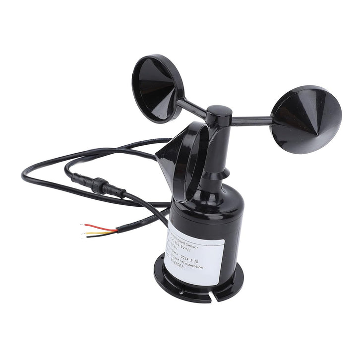 Haofy Windgeschwindigkeits-Anemometer 5 V DC, Kompatibel mit Unteren und Seitlichen Verkabelungsopti