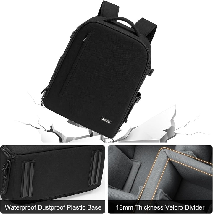 CADeN Professional Trolley Large Camera Backpack Bag for DSLR/SLR Mirrorless Camera Waterproof, Came