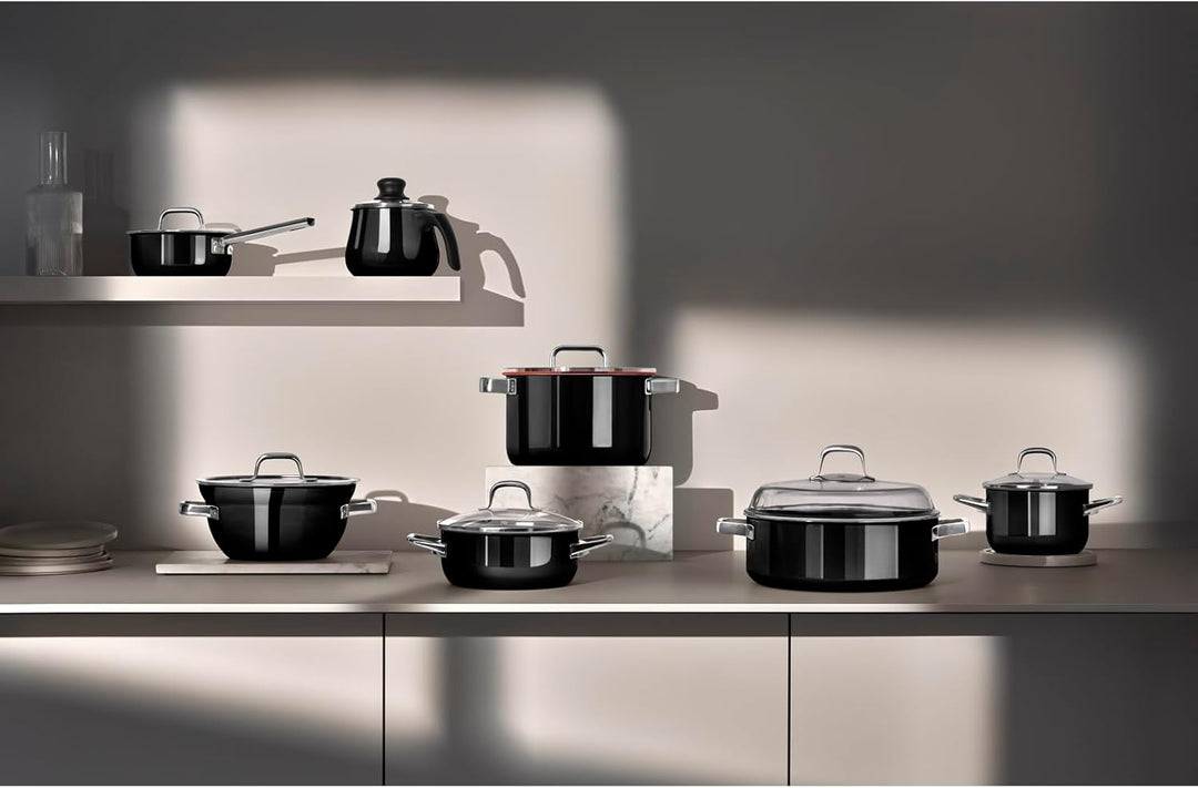 WMF Fusiontec Mineral Pro, Stielkasserolle mit Deckel, 16 cm, langlebiges, kratzfestes Material, Kas