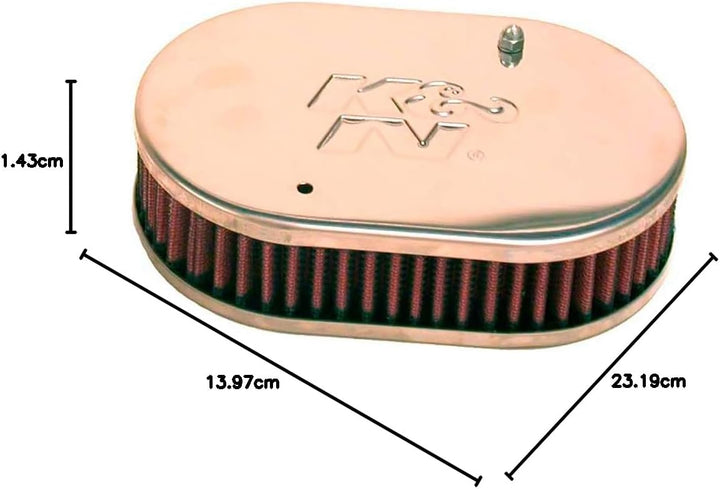 K&N 56-9107 Waschbarer und wiederverwendbarer KFZ Speziallluftfilterkits
