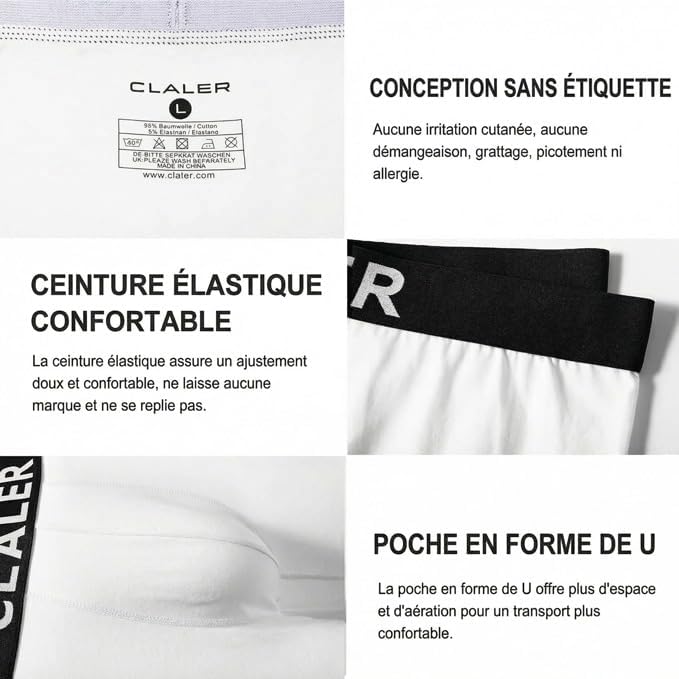 Boxershorts Herren 6er Pack Baumwolle Unterhosen Männer Retroshorts Bequeme und Atmungsaktive Men Un