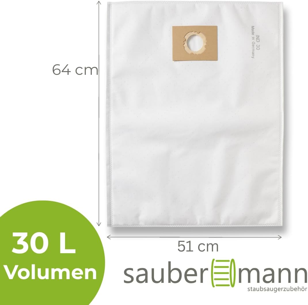 Set: 1x Filter + 10x Vliesbeutel für Kärcher NT 35/1 Eco/M/Tact/Te/Te M - Staubfilter + Staubsaugerb