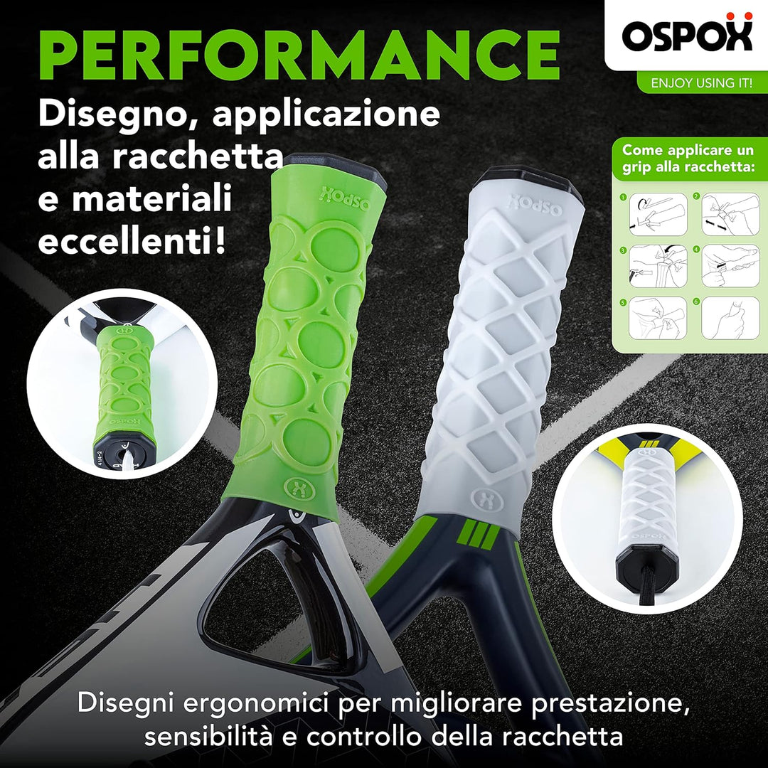 Grip Padel Innovatives Set 2 Stück professionelles Set für Padelschläger Herren Vibrationsschutz Pad