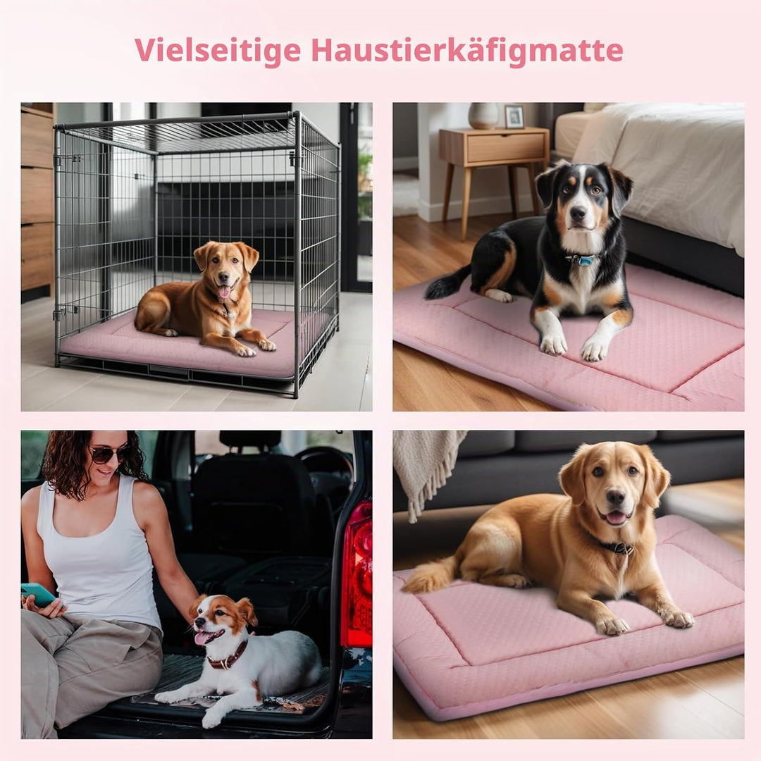 BVAGSS Hundebett Kleine Hunde Reversible, kühl und warm Matten Hundekissen, Waschbar Hundematte für
