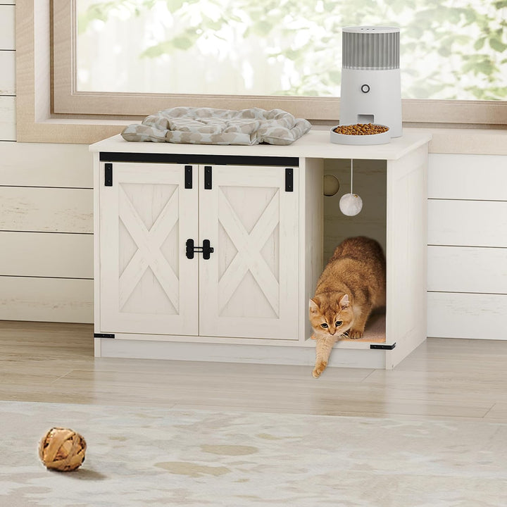 Hzuaneri Katzenschrank, Katzentoilette, Katzenklo Schrank, Versteckte Katzentoilette Kabinett Möbel