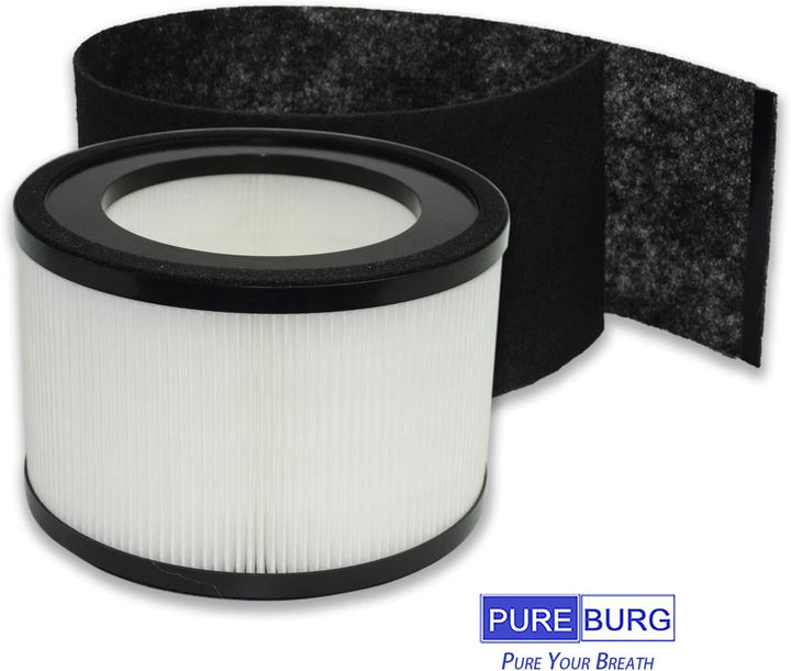 PUREBURG ErsatzFilter kompatibel mit Soehnle Airfresh Clean 400 Luftreiniger, 2er-Pack H13 HEPA und